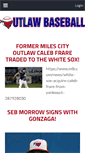 Mobile Screenshot of outlawsbaseballclub.com